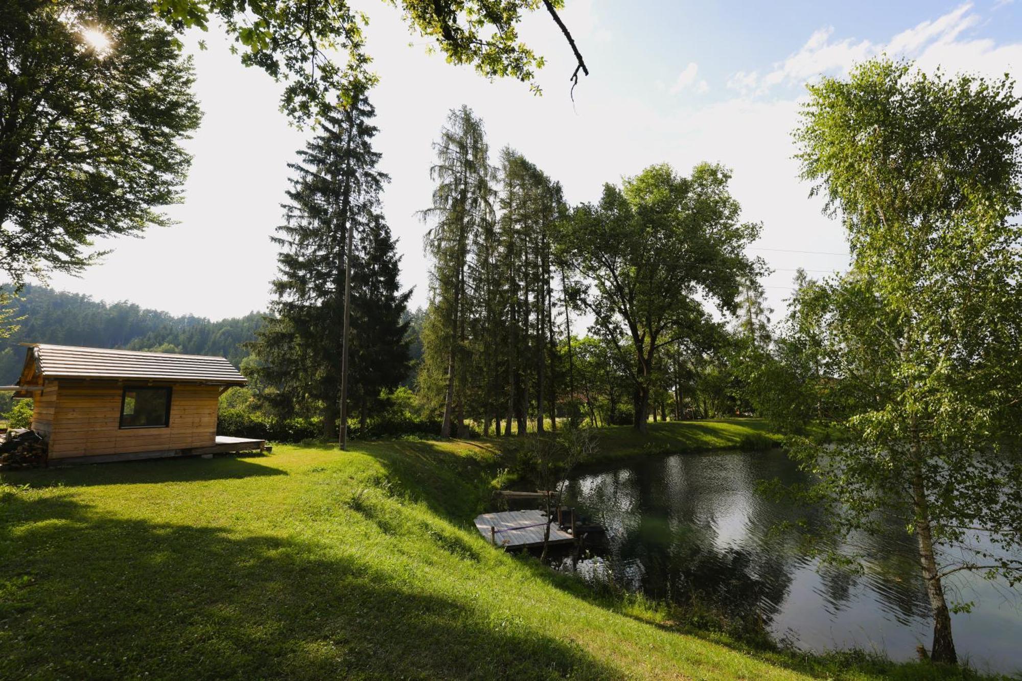 Ferienwohnung Haus Am Fischteich Feistritz ob Bleiburg Exterior foto